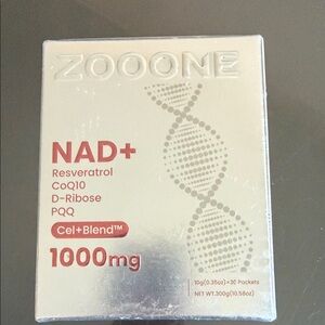 ZOOONE NAD+ 1000mg Supplement 30 Packets.